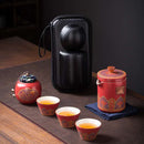 Portable Japanese Compact Teapot 3 Cups Set, ibuyxi.com