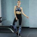 Seamless Print Sporty Yoga Set Sleeveless Pullover High Waist Pants Tracksuit ,Color Patchwork Wide Leg Pants, High Waist, Wide Leg Trousers Fitness Loose Dancing Yoga Pants Sports Workout Gym Fitness Pants, Loose Fitting Design,100% brand new, high quality, and most fashion women sexy crop, Specially design, perfect gift, Valentine's day, birthday clothes, iBuyXi.com