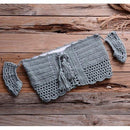 Off Shoulder Knitted Crochet Along With Crop Top And Skirts which comes in 2 Piece Set and highly recommend for Summer and Beachwear. iBuyXi.com