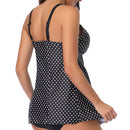 Polka Dot Printed Maternity Tankini Set, iBuyXi.com, Pregnancy swimsuit, summer bathing suits 
