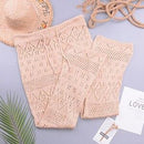 Crochet High Waist Fishnet Swimsuit Cover Up Pant, iBuyXi.com