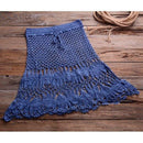 Off Shoulder Knitted Crochet Along With Crop Top And Skirts which comes in 2 Piece Set and highly recommend for Summer and Beachwear. iBuyXi.com