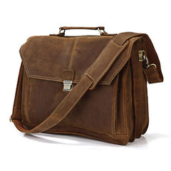 Genuine Leather Crazy Horse Briefcase