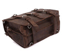 Vintage Crazy Horse Genuine Leather Business Briefcase Bag, ibuyxi.com