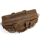 Vintage Crazy Horse Genuine Leather Travel Duffle Bag, ibuyxi.com