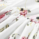 Maxi Boho Swing Dress O-Neck Floral Print Half Sleeve Long Slip Beach Dress, iBuyXi.com, women clothing, swing dress, bohemian dress, free shipping