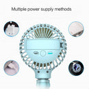 Mini Portable Hanging Adjustable Handheld, Baby Car Fan with Flexible Tripod Attachable to Stroller, Student Bed, Battery Operated Desk Fan with USB Port, USB Charging Fan Cooler iBuyXi.com