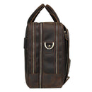 Vintage Crazy Horse Leather Tote Portfolio Handbag, ibuyxi.com