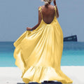 Bohemian Long Open Back Sling Beach Dress, iBuyXi.com, Women Clothes, Summer dress, Women Dress, beach dress, women fashion, unique beach dress, sexy beach dress, maxi dress, beachwear