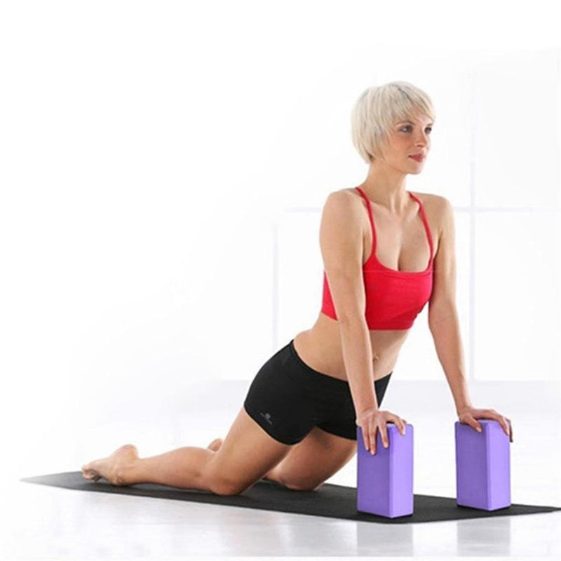 Yoga Block Foam Bricks, iBuyXi.com, Yoga, Fitness, Exercise, Pilates, Sport Equipment
