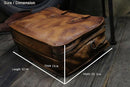 Vintage Genuine Leather large tote duffle bag, ibuyxi.com