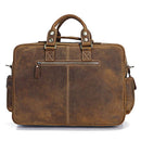 Vintage Crazy Horse Genuine Leather Travel Duffle Bag, ibuyxi.com