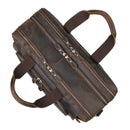 Vintage Crazy Horse Leather Tote Portfolio Handbag, ibuyxi.com