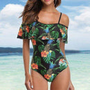 Summer Ruffle High Cut Bikini Set, iBuyXi.com, Beach Dress, Bikini Set, Women Clothes, Summer