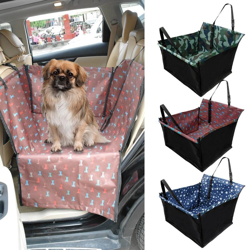 Pet Carriers Dog, Car Seat Cover Carrying for Dogs Cats, Mat Blanket Rear Back Hammock Protector, Waterproof Dog Car Accessories, iBuyXi.com