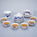 Blue and White Exquisite 6 Tea Pot Cup Set, ibuyxi.com