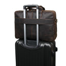 Vintage Crazy Horse Leather Tote Portfolio Handbag, ibuyxi.com