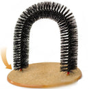 Cat Self Groomer Arch Round Fleece Base Toy, iBuyXi.com