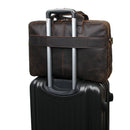 Vintage Crazy Horse Leather Tote Portfolio Handbag, ibuyxi.com