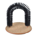 Cat Self Groomer Arch Round Fleece Base Toy, iBuyXi.com