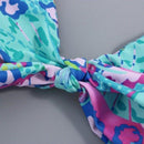 Butterfly Floral Printed Bikini, iBuyXi.com, women beachwear, Brazilian bikini, cute colorful bikini, women swimsuits, summer outfit, bikini set for sale, blue bikini, butterfly bikini 