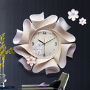 Luxury 3D Decorative Hand Painted Wall Clock, ibuyxi.com