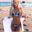 Handmade Blue Shell Beaded Bikinis Set Comes in High-Quality, Looks elegant on Beach And Swimming Occasions. - ibuyxi.com