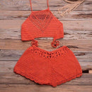 Handmade Crochet Bikini Set Ideal For Wear As Bathing Suit Which Looks Stunning At Beach Parties. - ibuyxi.com
