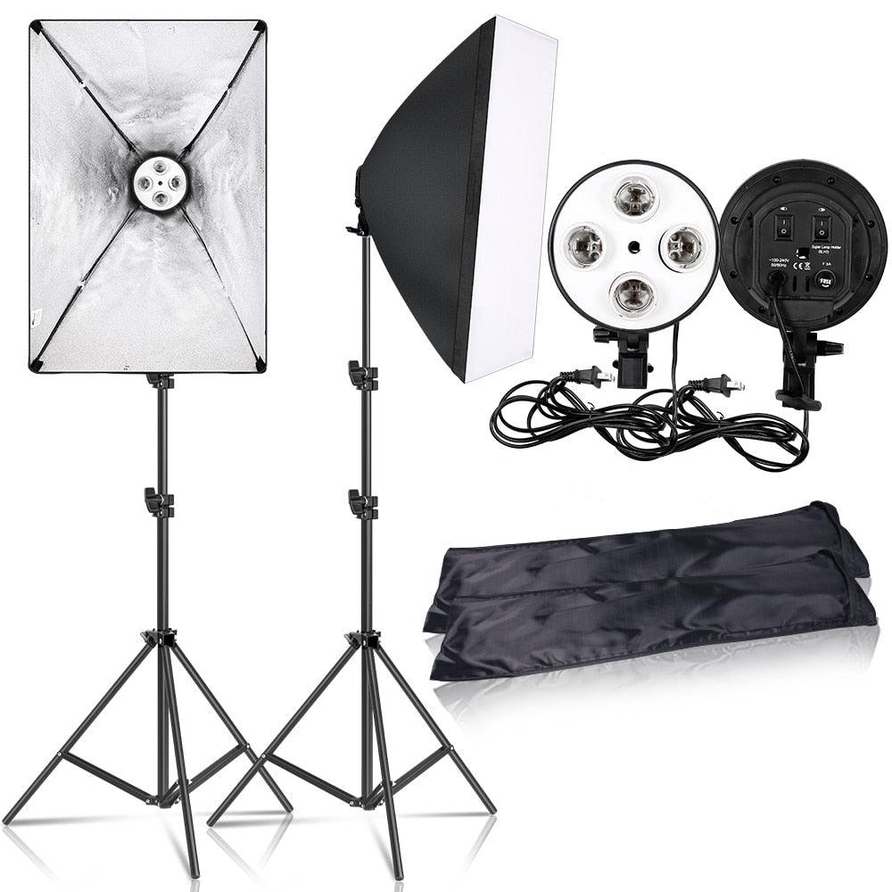 SH Studio Essential Softbox Lighting Kit