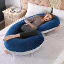 Pregnant Women Body U Shape Sleeping Support Pillow,100% Cotton Pillowcase Maternity Pillows Pregnancy Side Sleepers, iBuyXi.com 