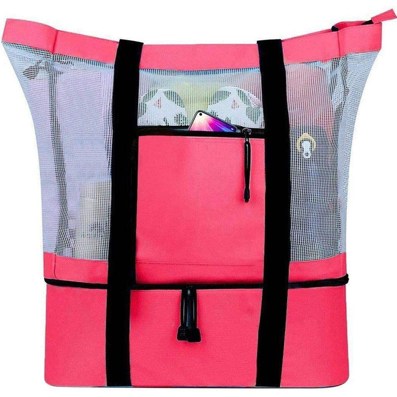 Camping Mesh Tote Bag, iBuyXi.com, Accessories, Camping, Patented 2 in 1 Design Tote Bag, Picnic Bag, Outdoor Bag, Beach Bag