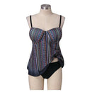 Plus Size Ethnic Tankini, iBuyXi.com, Plus size women swimsuits, summer collection, women fashion, tankini set, plus size cute tankini, plus size clothing, beachwear, bikini set plus size