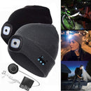Warm Beanie Hat Wireless Bluetooth Smart LED Cap Headset - iBuyXi.com