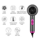 Portable Blu-ray Hair Dryer Diffuser, hair care, women beauty, hairdryer, iBuyXi.com