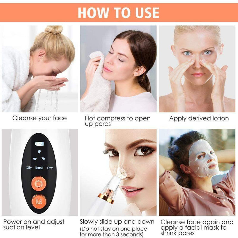 Blackhead Remover Vacuum, Visit iBuyXi.com for Online Shopping and Shop the Unique Selection, Blackhead Remover, Blackhead Vacuum, Skincare, Skincare Machine, Pimple Remover, Pimple, Clear Skin, Clean Skin.