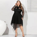 4XL 5XL Plus Size Party Dress, Summer Mesh See Through, Long Sleeve Polka Dot, Sexy Club Dress Black Maxi Long Dresses, Plus Size Lace, Mesh Long Sleeve Polka Dot Maxi Dress Beach Dress, High Waist Maxi Long Dresses, Loose but Curvy, Flowy well, Cute and Elegant,iBuyXi.com