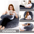 Pregnant Women Body U Shape Sleeping Support Pillow,100% Cotton Pillowcase Maternity Pillows Pregnancy Side Sleepers, iBuyXi.com 