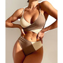 Mid Waist Wrap Brazilian Ribbed Bikini, summer outfits,  women beachwear, unique swimsuits, iBuyXi.com