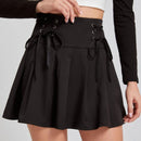 High Waist Mini Skirts. Visit iBuyXi.com for Online Shopping and Shop the Unique Selection, High Waist Mini Black Skirt, Bandage Gothic Streetwear, Solid Pleated Women Skirts, Casual Skirt.