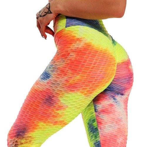High Waist Multi-Color Yoga Pants Dark Blue and White / XL / United States High Waist Multi-Color Yoga Pants Dark Blue and White / XL / United States