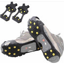 Cover Grippers Spikes Grips, Ice Traction Shoe Cleats Silicone Nonslip Anti-Skid Snow Shoes ,Climbing Hiking Crampons,Gym Sports,iBuyXi.com