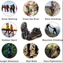 Cover Grippers Spikes Grips, Ice Traction Shoe Cleats Silicone Nonslip Anti-Skid Snow Shoes ,Climbing Hiking Crampons,Gym Sports,iBuyXi.com