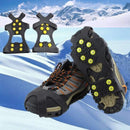 Cover Grippers Spikes Grips, Ice Traction Shoe Cleats Silicone Nonslip Anti-Skid Snow Shoes ,Climbing Hiking Crampons,Gym Sports,iBuyXi.com