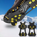 Cover Grippers Spikes Grips, Ice Traction Shoe Cleats Silicone Nonslip Anti-Skid Snow Shoes ,Climbing Hiking Crampons,Gym Sports,iBuyXi.com