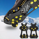 Cover Grippers Spikes Grips, Ice Traction Shoe Cleats Silicone Nonslip Anti-Skid Snow Shoes ,Climbing Hiking Crampons,Gym Sports,iBuyXi.com