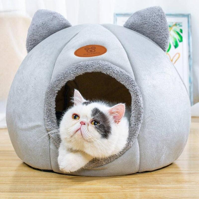 Indoor Cat Bed House With Mattress, iBuyXi.com