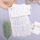 Summer Beach Dress Tassel for Women with Long Skirt Beach Cover Up Kimoni Wrap. This Skirt Net Is Ideal Choice Of Party, iBuyXi.com