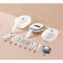 11 in 1 Kitchen Colander Veggie Fruit Shredder Grater Slicer, Multifunctional Rotate Vegetable Cutter With Drain Basket. iBuyXi.com