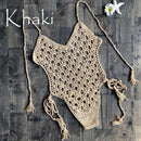 Knitted Backless Monokini Swimsuit, iBuyXi.com, Crochet Monokini, Women fashion, summer outfits