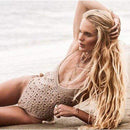 Knitted Backless Monokini Swimsuit, iBuyXi.com, Crochet Monokini, Women fashion, summer outfits